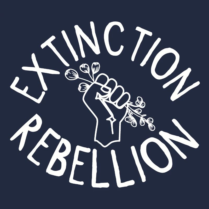 Extinction Rebellion Poing avec Bud