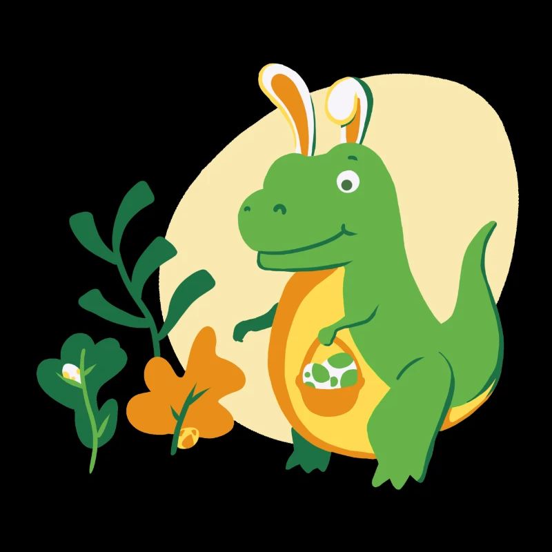 Lapin de Pâques T-Rex