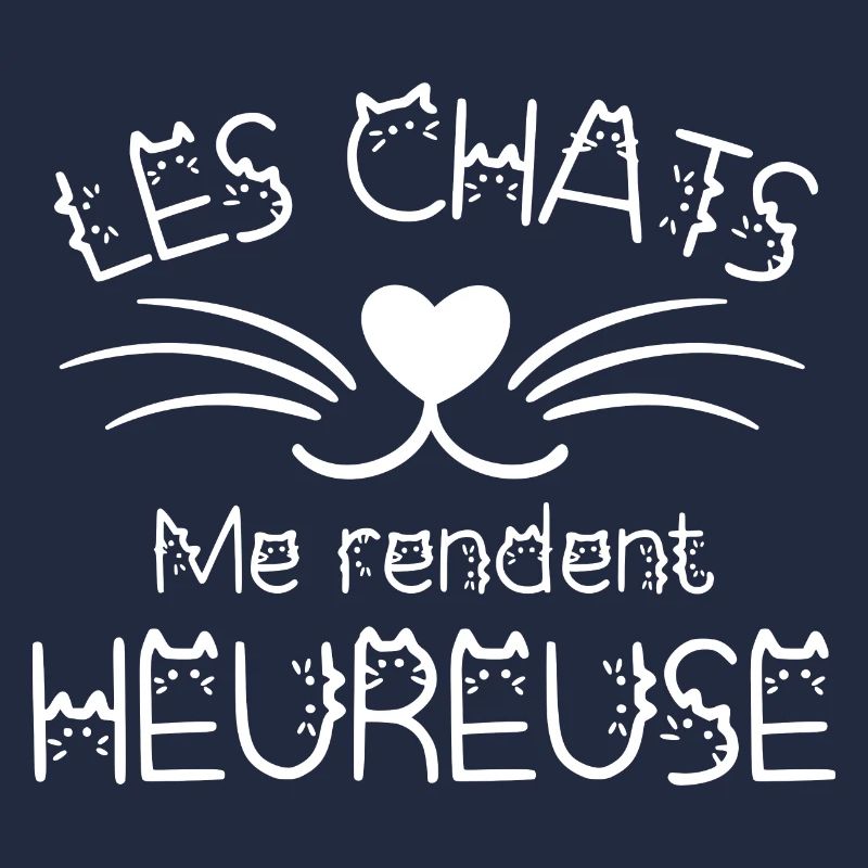 Les chats me rendent heureuse