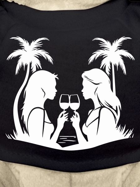 Women's Dinner Party Silhouette