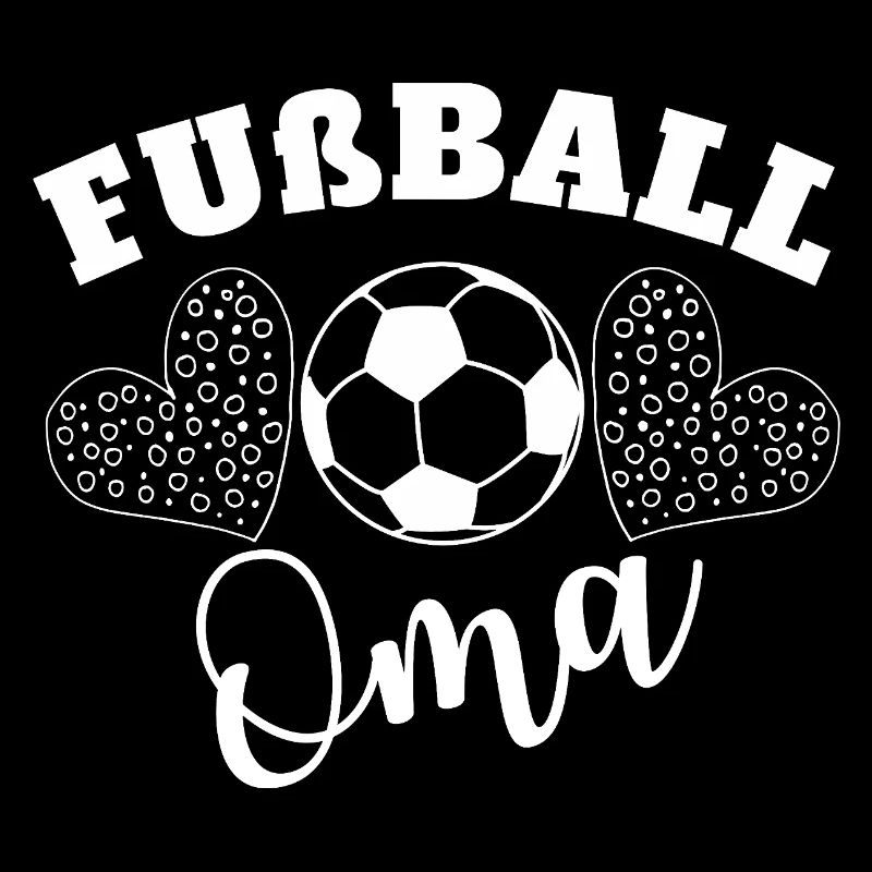 Fußball Oma Herzdesign