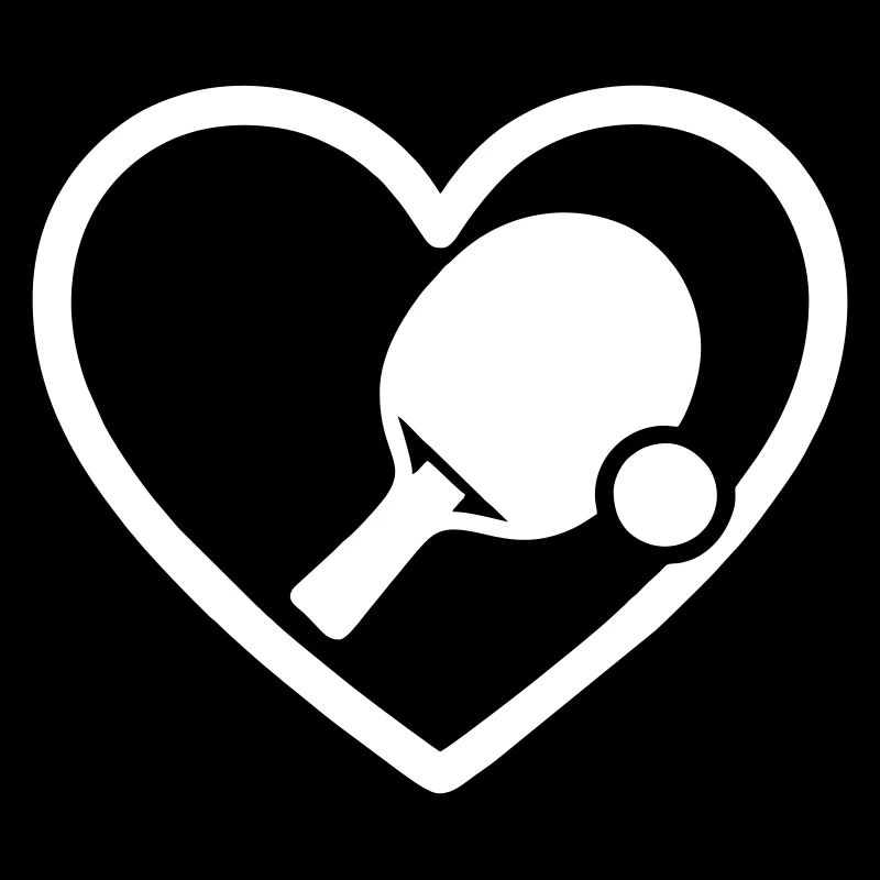  Heart + Table Tennis – Ping-Pong Lover