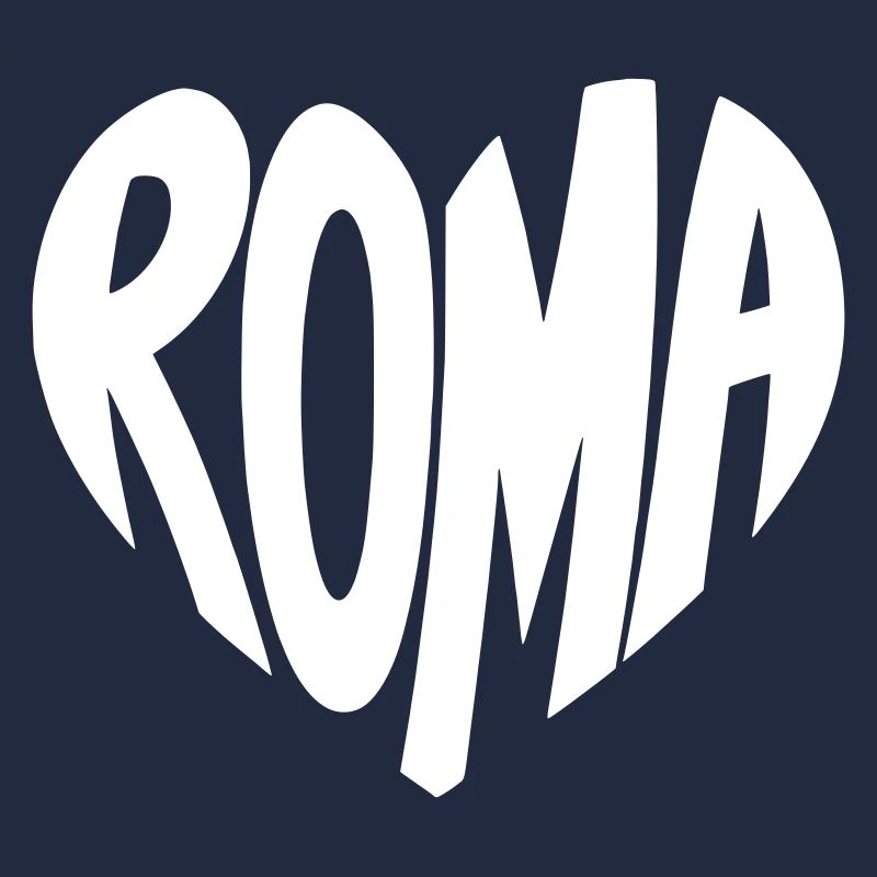 Roma Herzlogo Retro-Stil