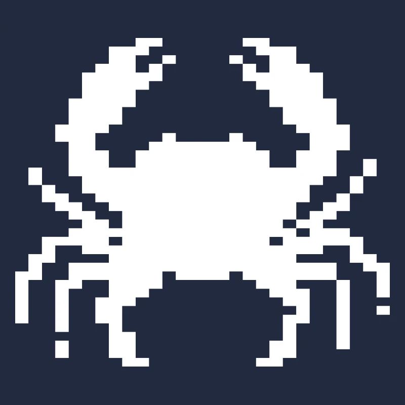 Pixelkrabben-Design