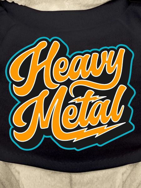 Heavy Metal Bold Script Logo