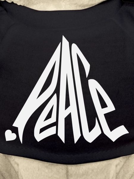 Peace Graffiti Heart Lettering