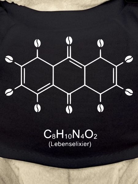 Caffeine Molecule Art Print