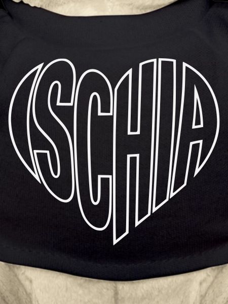 Ischia lettering heart shape