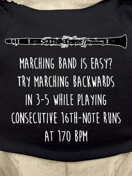 Backward Cadence Marching Tee