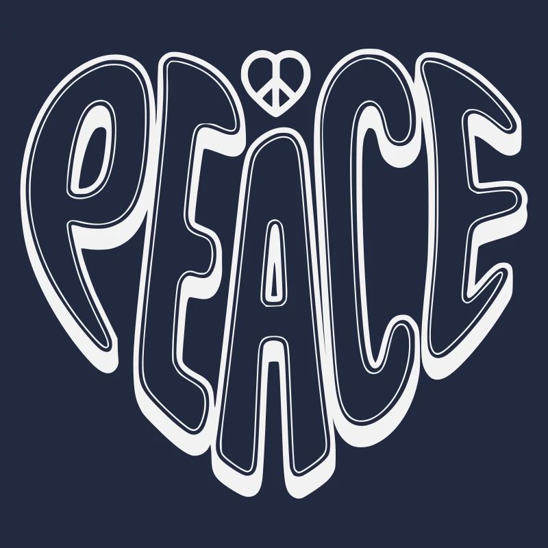 Peace Graffiti mit Peacezeichen 