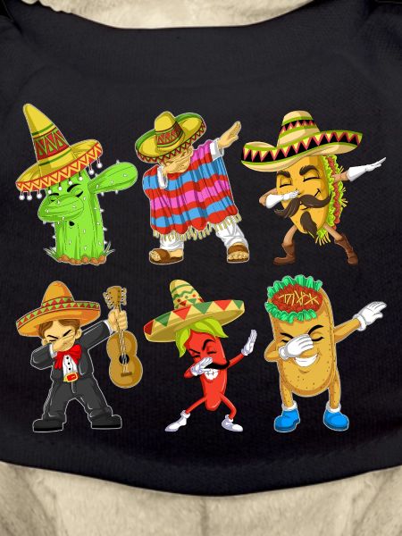 Cinco de Mayo Dab Characters Shirt