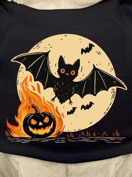 Halloween Fledermaus Mondschein