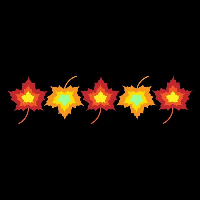 Feuilles d'érable colorées