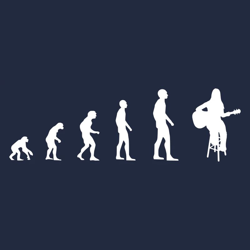 Guitarre Musiker – Evolution