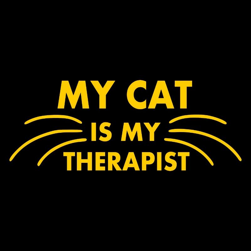 my cat is my therapist