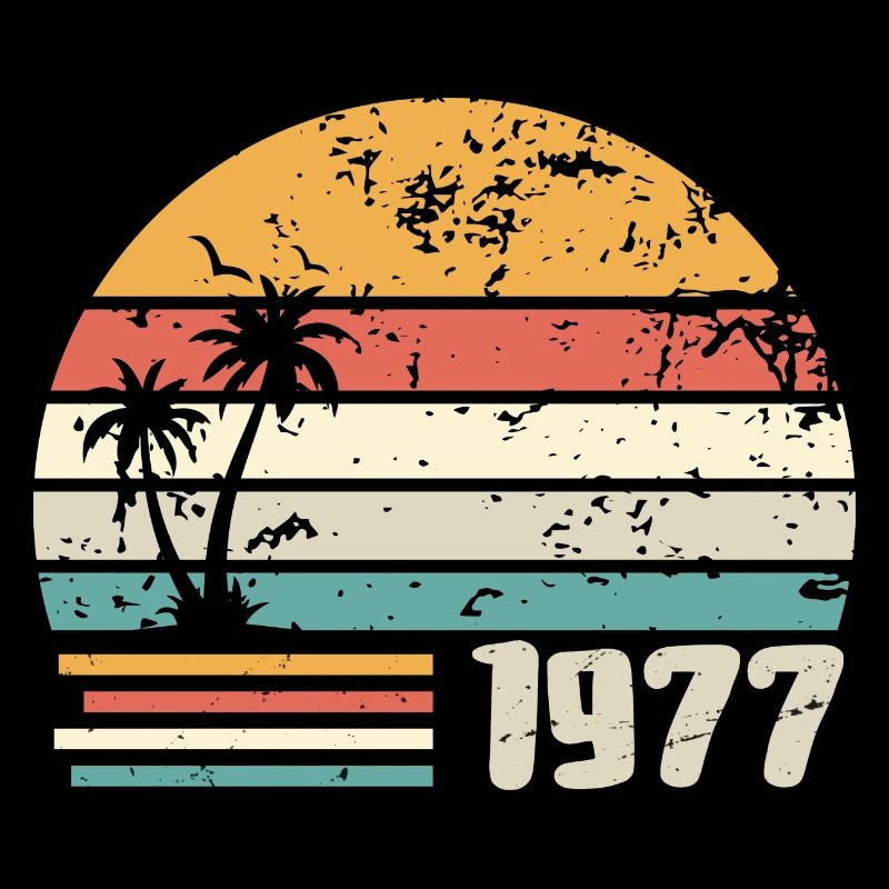 1977 Birthday Gift - Made in 1977 Retro 1977