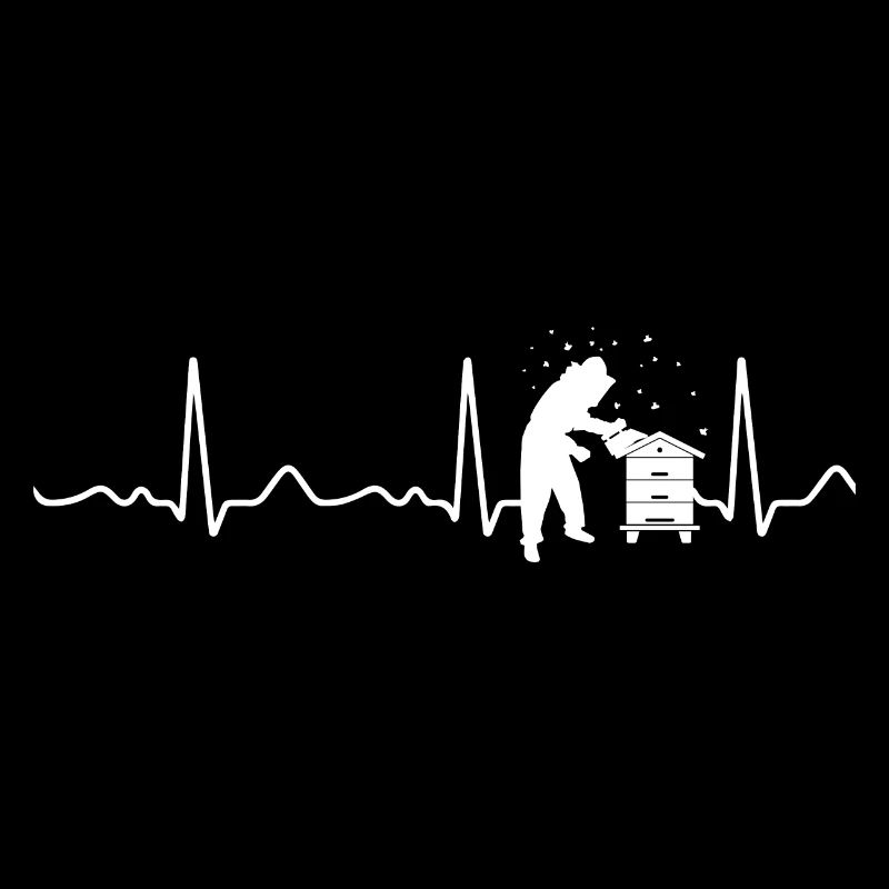 Imker - Herzschlag, Puls, Herzlinie, EKG