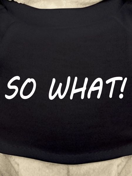 So what