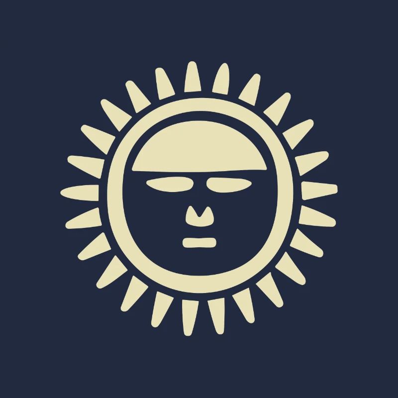 Abstrakte Sonne Sonnenschein Abstrakte Kunst