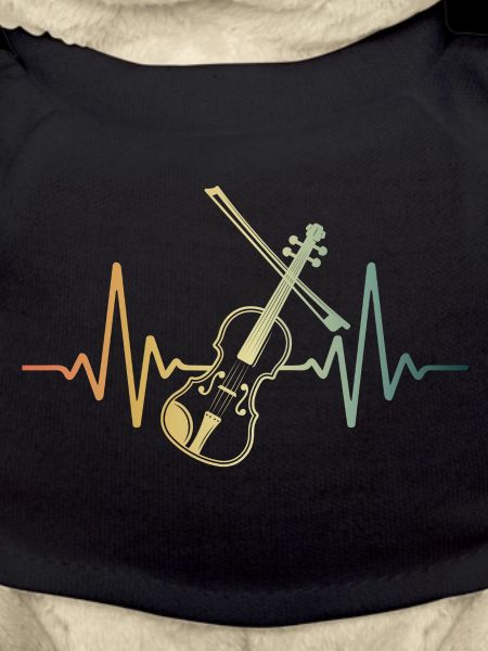 Violon Heartbeat Retro Violoniste