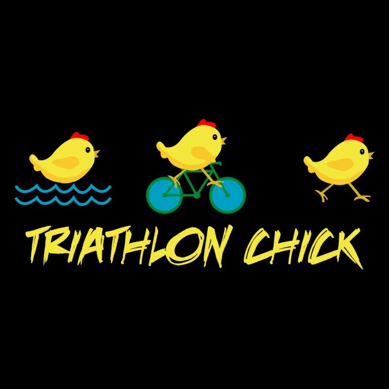 Poussin de triathlon