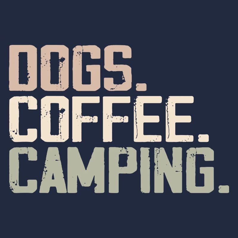 Hunde Kaffee Camping Lustige Camper