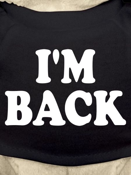 I'm back