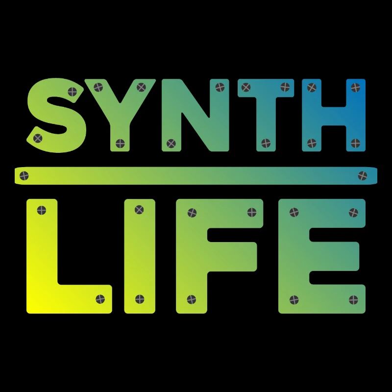 Synth Life Blau Gelb Überarbeitung