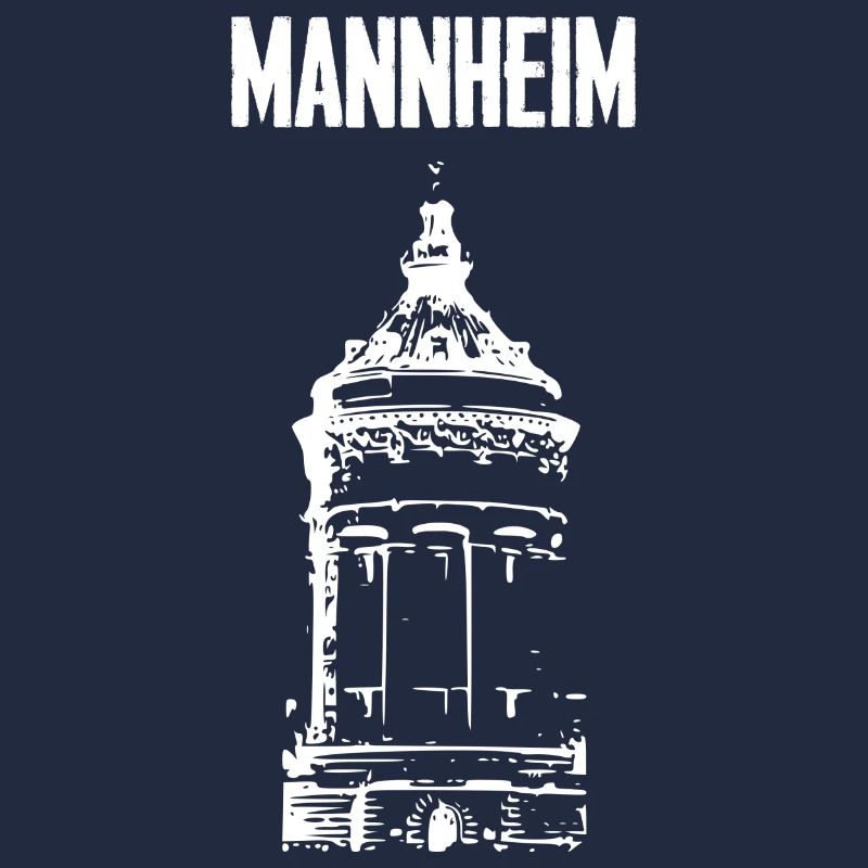 Mannheim Wasserturm Weiß