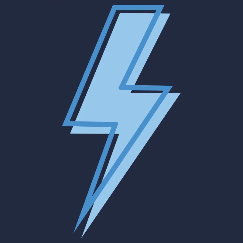 Blue lightning