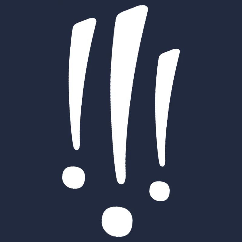 Point d’exclamation - signe de ponctuation