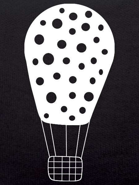 Montgolfière blanche
