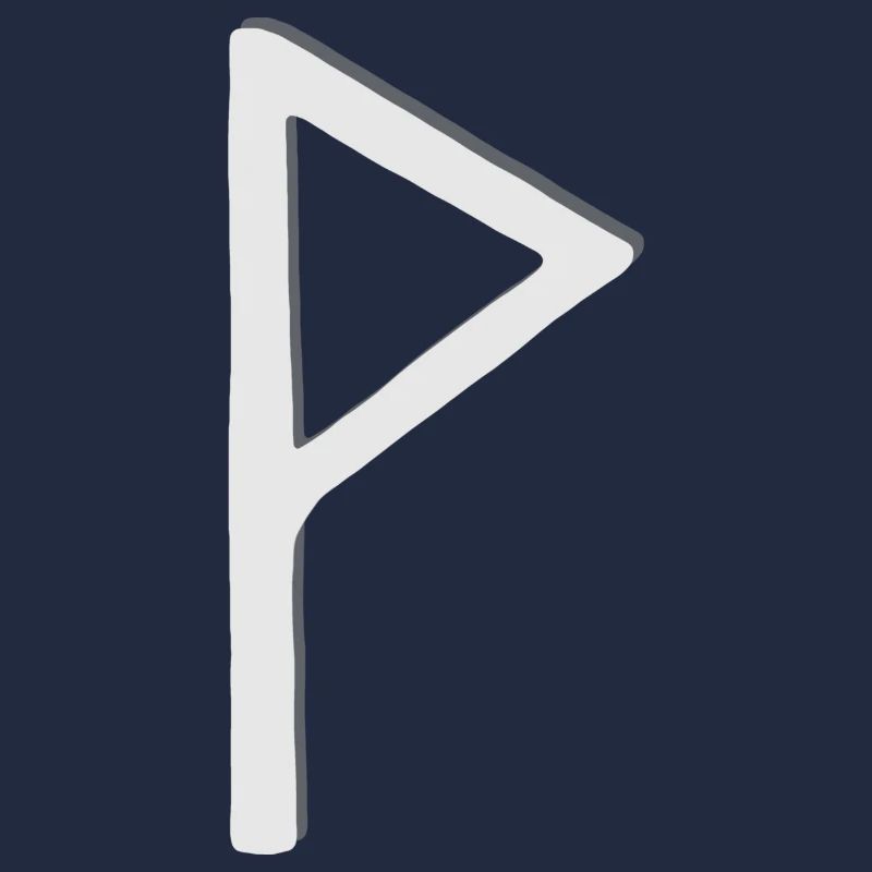 Futhark Runic Alphabet Wunjo