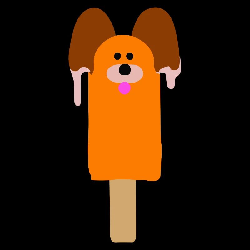 Popsicles visage de chien