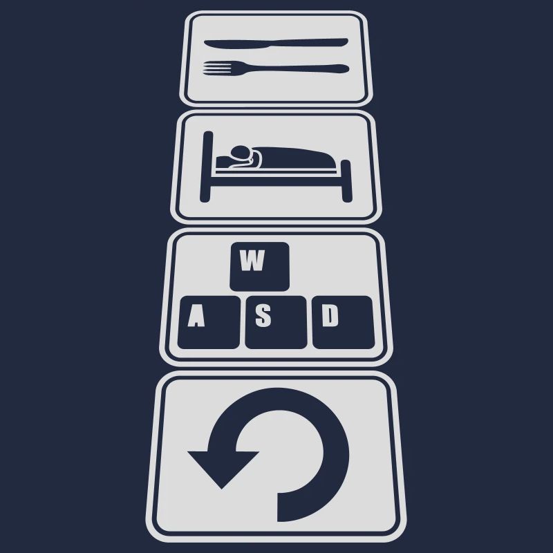 Manger le jeu de sommeil Répéter