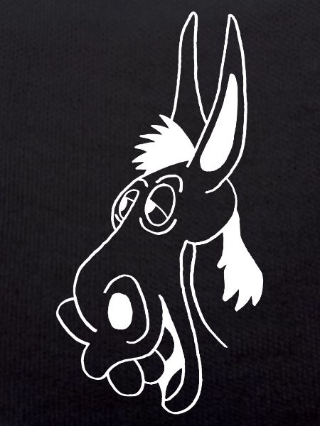 White donkey