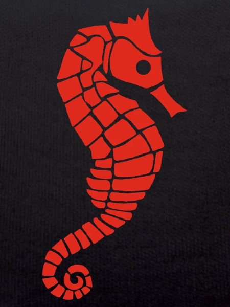 Red seahorse