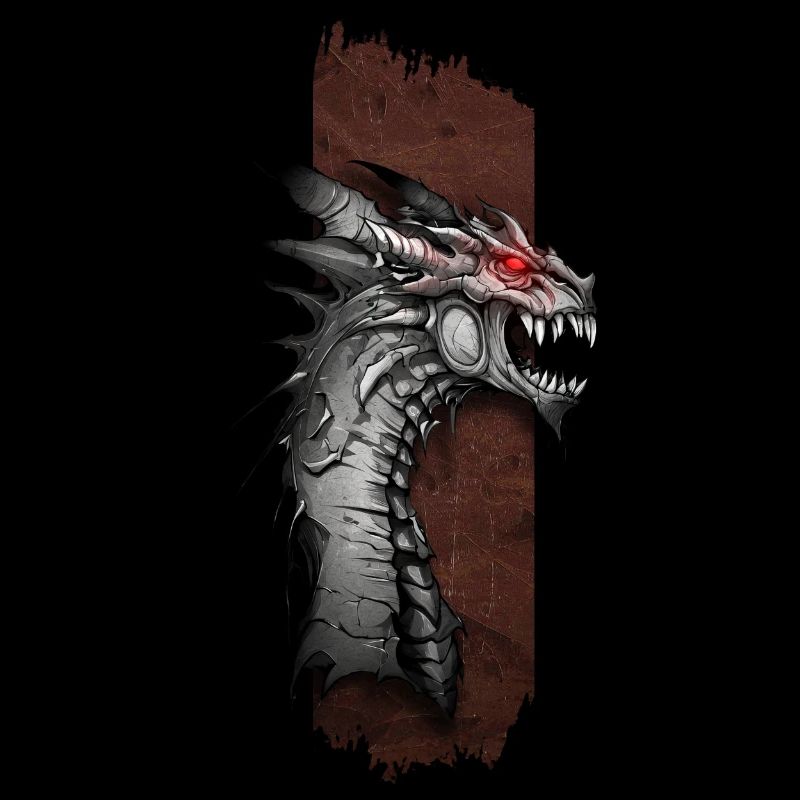 Majestätischer uralter Drache