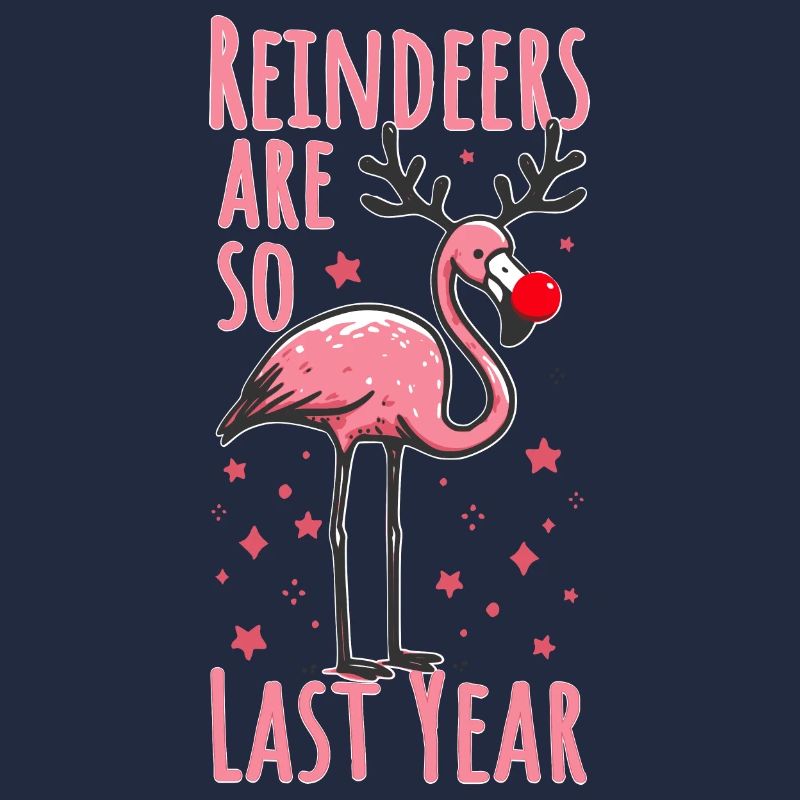 Flamingo Christmas Fun Saying