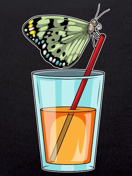 Schmetterling Saft
