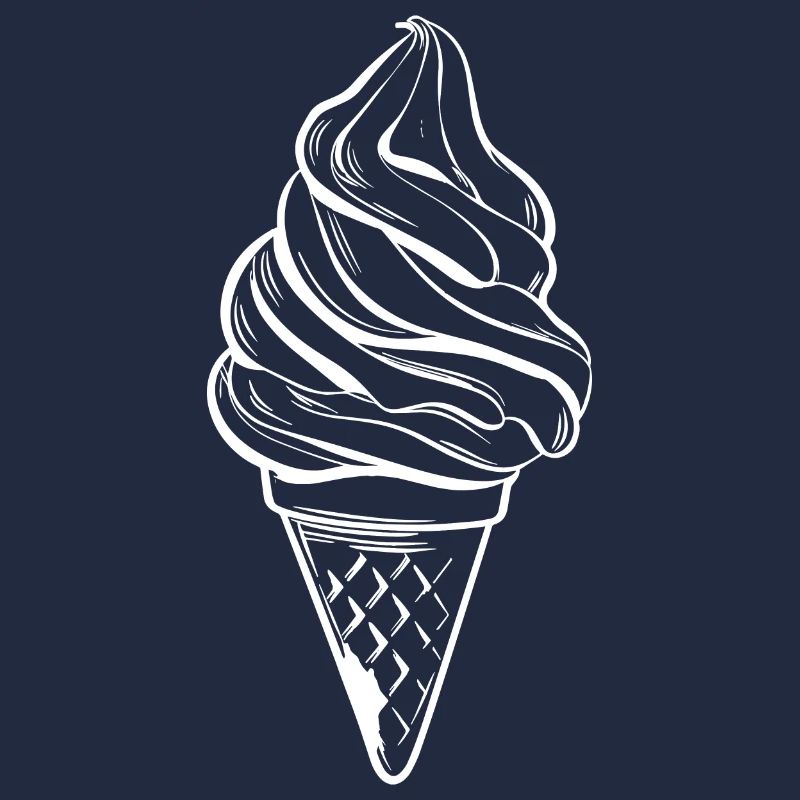 Eiscreme Tüte Zeichnung