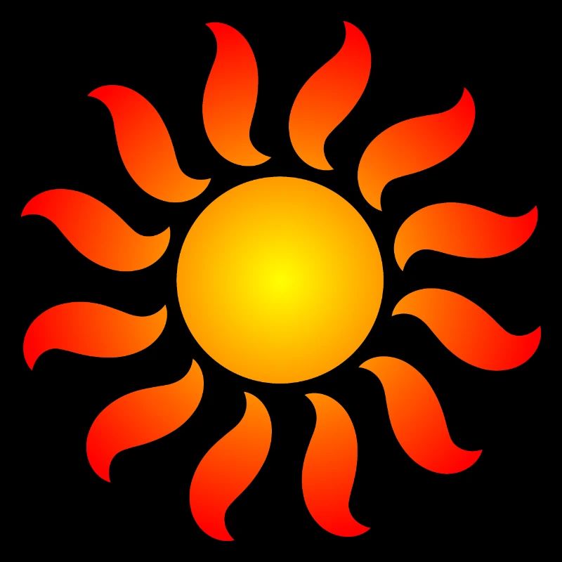 Cadeau d'astronomie conception symbole soleil