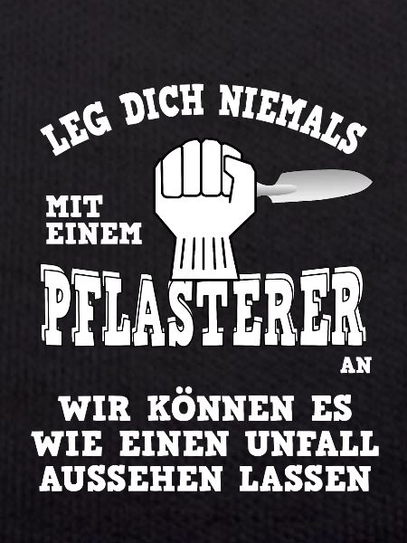 Pflasterer Unfall