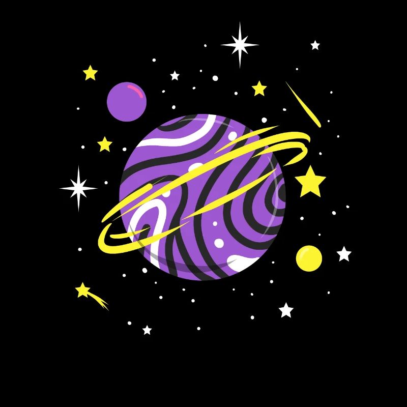Nonbinary Space Planet Nonbinary Pride