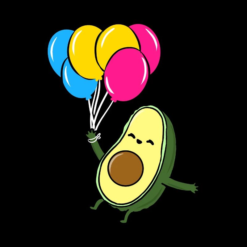 Avocado Ballon Pan Pride
