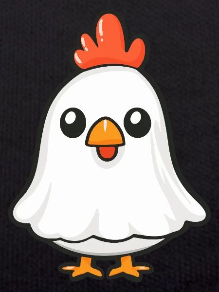 Rooster Halloween Funny Ghost