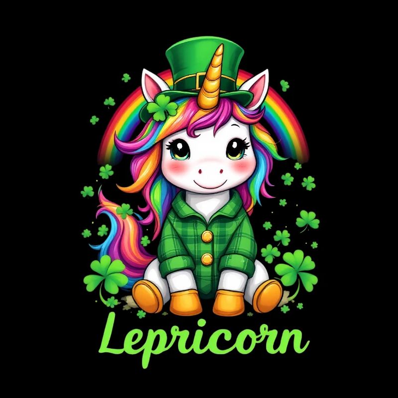 Lepricorn St. Patrick's Day Magisches Einhorn Charm