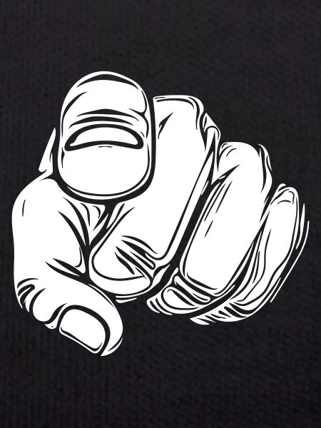 Zeigefinger mit Vector Hand