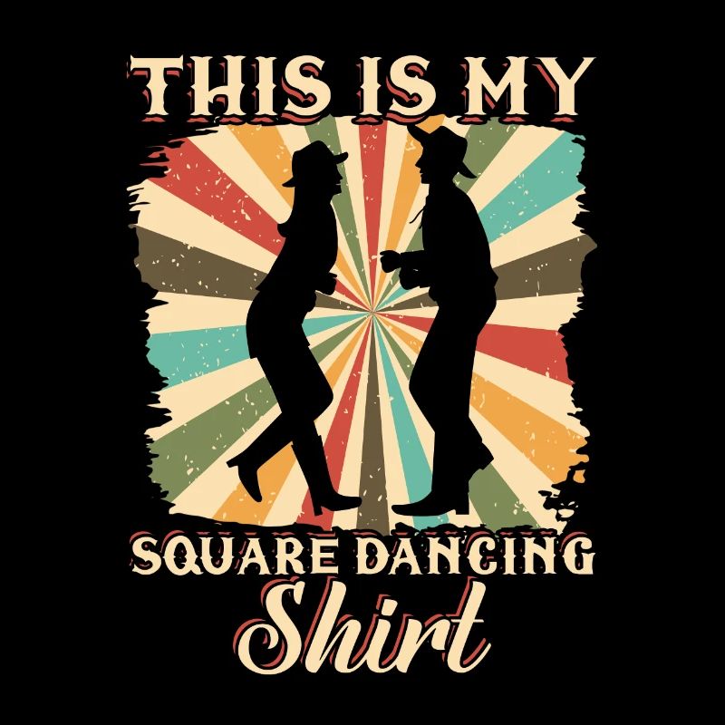 C’est ma chemise de danse carrée pour les danseurs qui dansent