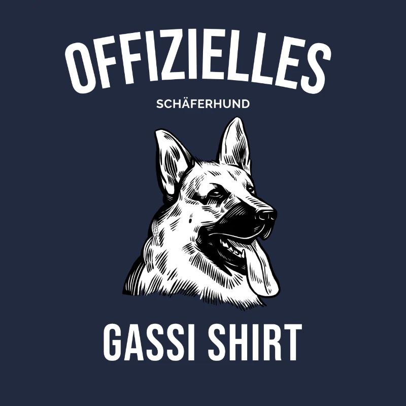 Lustiges Deutscher Schäferhund Offizielles Gassi H